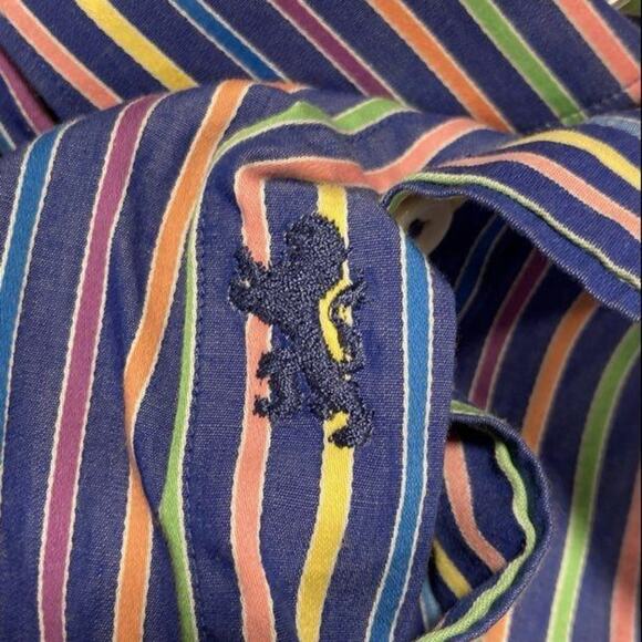 Bugatchi Multicolor Striped Button Down Shirt - Picture 4 of 6